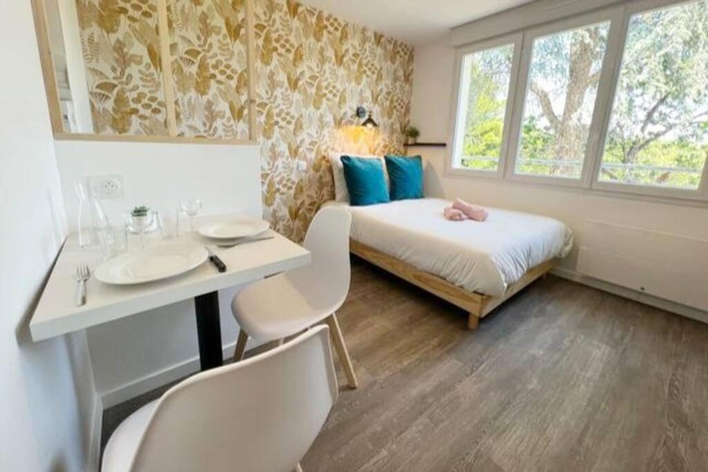 Suite Le Studio Mangue - Cosy & Vue Sur Le Jardin - Plages A Proximite แซงต์-นาแซร์ ภายนอก รูปภาพ