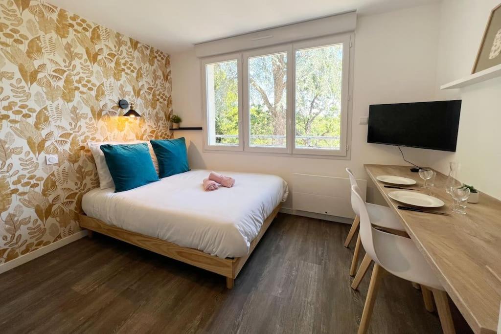 Suite Le Studio Mangue - Cosy & Vue Sur Le Jardin - Plages A Proximite แซงต์-นาแซร์ ภายนอก รูปภาพ